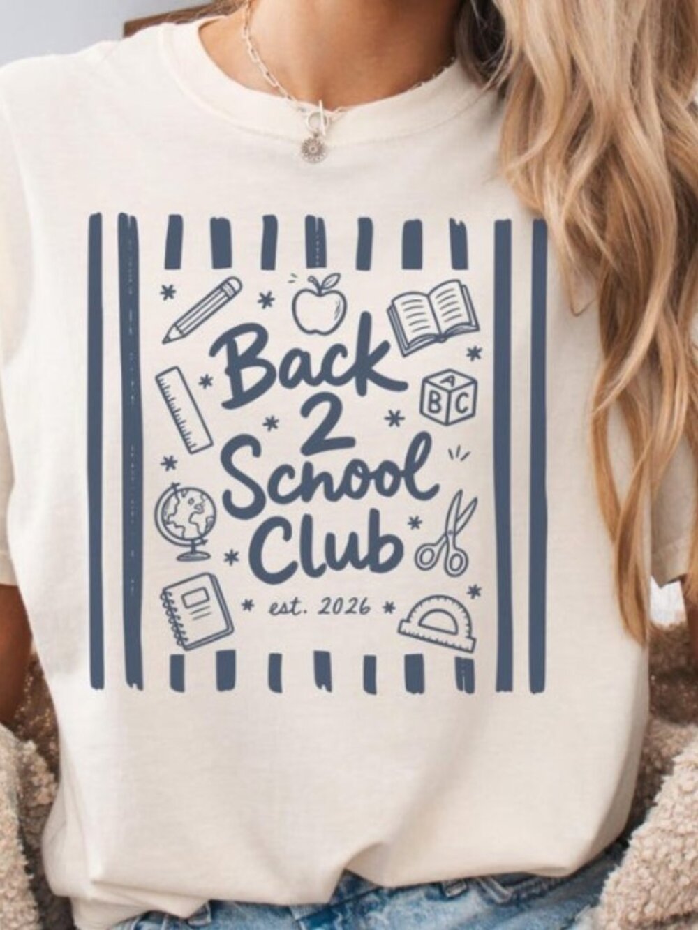 Back 2 School Club Shirt, Cute Teacher Appreciation Tee
